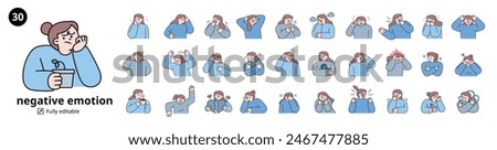 Image, Stock Photo Portrait of cute crying boy