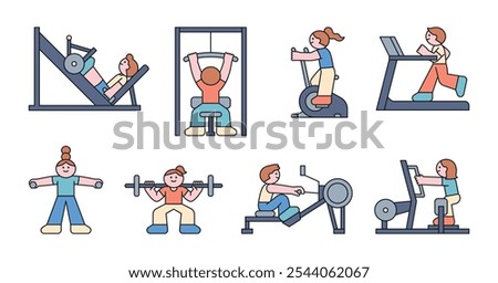 Similar – Image, Stock Photo Exercise machine Simple