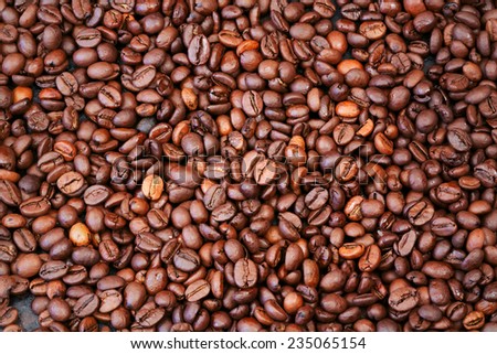 coffee beans aroma cheerfulness toned photo selective soft focus