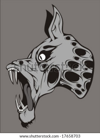 Dog Zombie Stock Vector Illustration 17658703 : Shutterstock