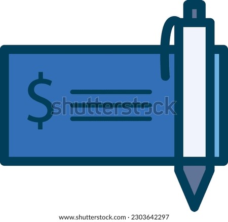 The Money Check icon represents a financial instrument for payment or transfer, commonly used in banking or financial management software