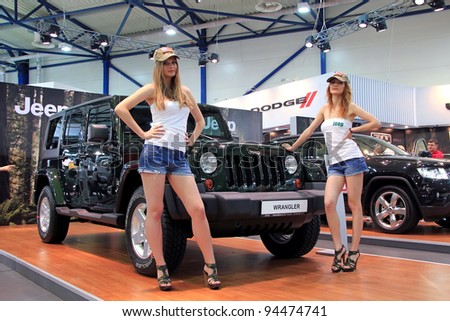 KIEV - SEPTEMBER 10: Jeep Wrangler at yearly automotive-show \