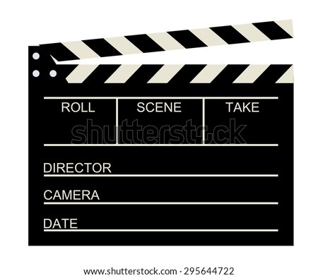 clapper board vector for movie or film download free vector art