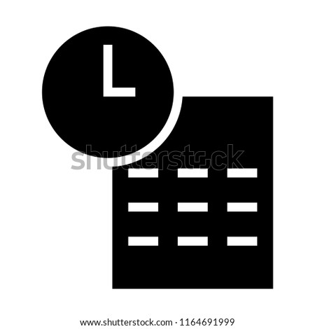 calendar vector icon for schedule