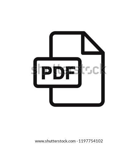 PDF vector icon