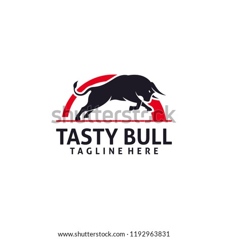 Tasty bull logo design
