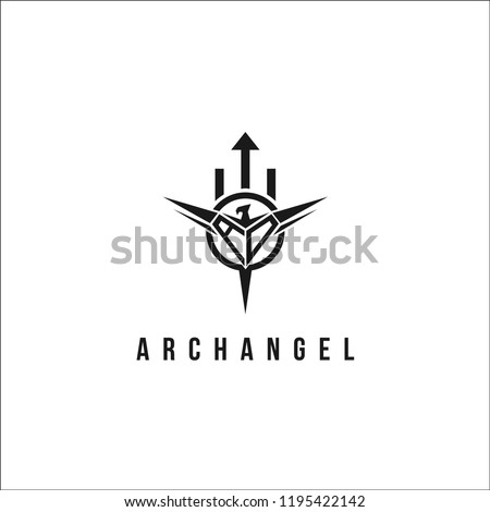 ARCHANGEL BLACK LOGO DESIGN INSPIRATION