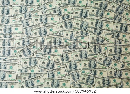 american hundred dollar bills money background