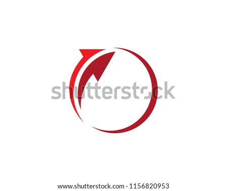 Arrow logo vector icon template