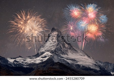 Similar – Image, Stock Photo Matterhorn from behind