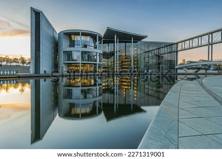 Similar – Foto Bild Paul-Löbe-Haus mit Spiegelung I