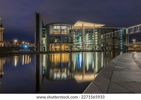 Similar – Foto Bild Paul-Löbe-Haus mit Spiegelung I