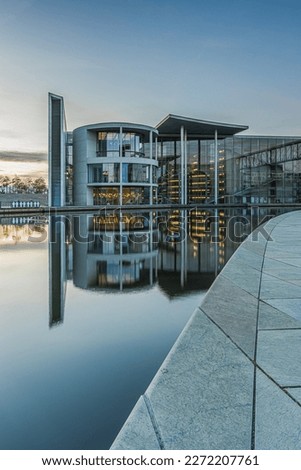 Similar – Foto Bild Paul-Löbe-Haus mit Spiegelung I