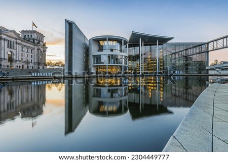 Similar – Foto Bild Paul-Löbe-Haus mit Spiegelung I