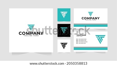 Letter ITC logo design template