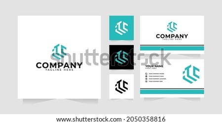 Letter ITC logo design template