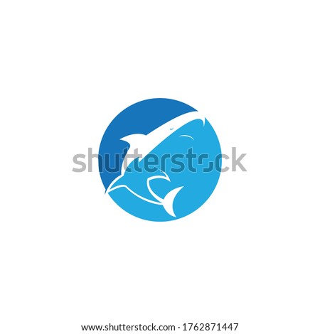 Shark Logo vector Template illustration design