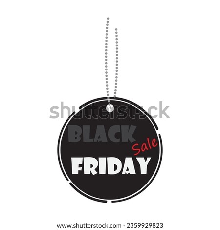 Discount or sale logo design label - Black Friday logo concept