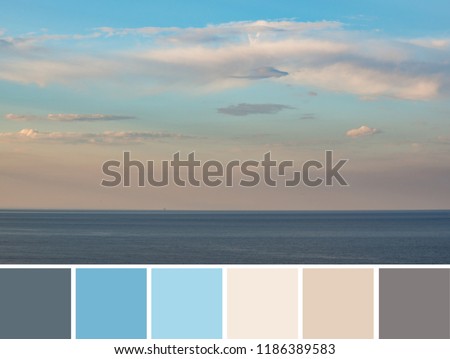 Similar – Foto Bild farbpalette Sommer Himmel