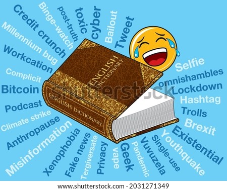 English Dictionary Word of the Year otherwise known as the laugh out loud icon which is commonly used on social media platforms and was voted as the most popular icon to express laughter at jokes etc.