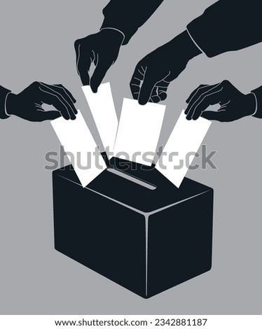General elections are held in most countries around the world. The ballot box is a sealed container with a narrow slot on top, to receive individually sealed ballot papers. Voters remain anonymous.