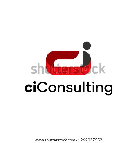 C Letter consulting advisory management abstract Logo Design Template