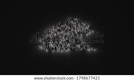 Similar – Image, Stock Photo Toad in flashlight light