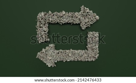 Similar – Image, Stock Photo Banknotes again billing
