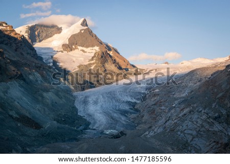 Similar – Foto Bild Schweizer Alpental im Morgenlicht