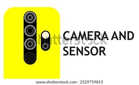 Multiple camera in a single smartphone having different aperture and equipped with flash light and fingerprint sensor 