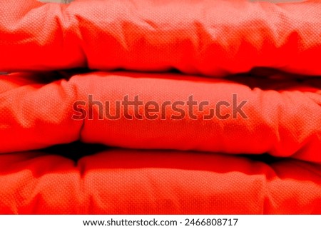 Image, Stock Photo Chair with cushion and flag of the United States of America