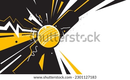 Vector illustration of cricket abstract background design for banner, poster, flyer template. 
Sports concept