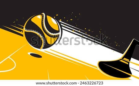 Abstract hurling background. Sports concept