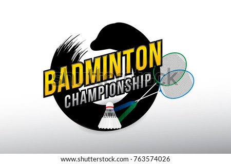 badminton logos download free vector art stock graphics images
