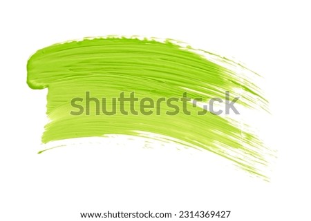 Similar – Image, Stock Photo Traces in a green barley field and blue sky