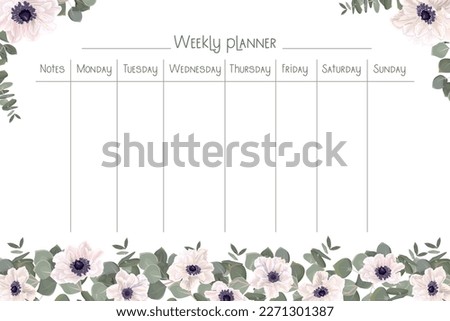 Similar – Image, Stock Photo flowery monday Leaf