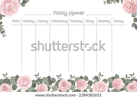 Similar – Image, Stock Photo flowery monday Leaf