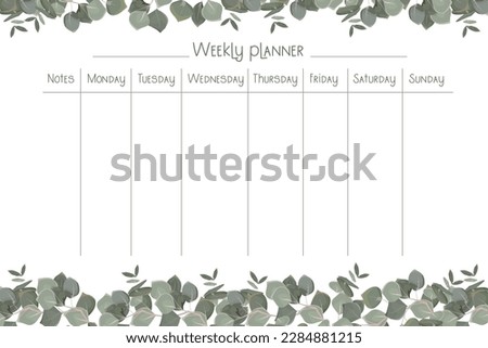 Similar – Image, Stock Photo flowery monday Leaf