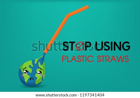 Similar – Image, Stock Photo Concept of stop plastic pollution, global warming, recycling plastic, plastic free. Hand tightly squeezes a blue empty plastic bottle in a sign of protest. Green background. Vector Illustration