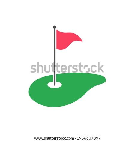 Golf club and ball set Isolated on white background for golf lovers.