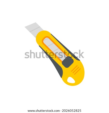 Hand tools vector. Cutter with sharp blades for cutting objects. 商業照片 © 