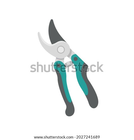 Gardening equipment. pruning shears for decorating the branches of trees in the garden