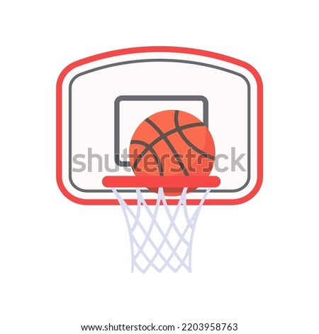 Similar – Image, Stock Photo basketball hoop silhouette, street basket in Bilbao city Spain