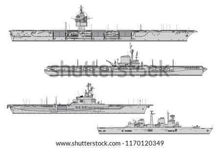 Cold war. Aircraft carriers