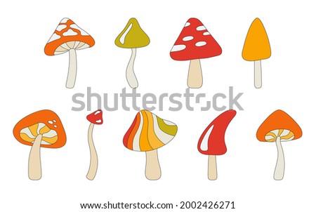 Hand Drawn Mushroom Brush Pack - Free Photoshop Brushes at Brusheezy!