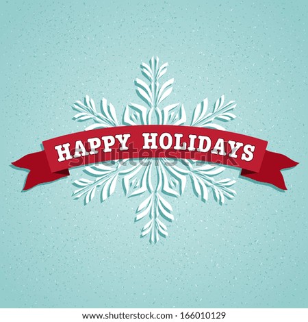 Vector Christmas Card. - 166010129 : Shutterstock