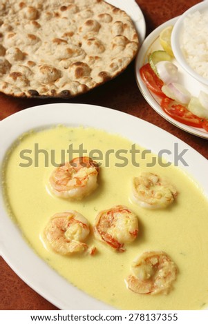 Prawn Caldine - prawn in mustard and turmeric curry