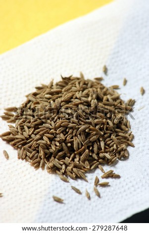 Heap of Cumin seeds