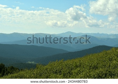 Similar – Foto Bild Rocky Mountain Grat mit Schnee bedeckt