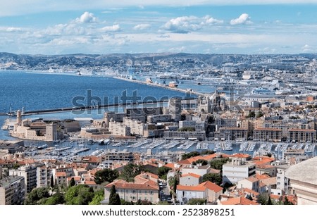 Similar – Image, Stock Photo Houses in Marseille